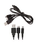 Chargeur usb 2 en 1 pour nintendo ds lite, dsi, 3ds, dsi xl, 3ds xl, 2ds