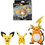 Coffret evolution - pikachu, pichu, raichu pokemon Coffret evolution - pikachu, pichu, raichu pokemon