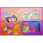 Coffret jeu pc dora l'exploratrice + pot multi - fonction feutres carte