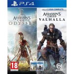 Compilation assassin's creed odyssey + assassin's creed valhalla edition standard ps4