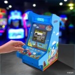 Console d'arcade portable r�tro my arcade sonic the hedgehog mighty player bleu