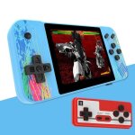 Console de jeux portable - ecran 3, 5 , 800 jeux intégrés, deux joueurs - bleu bleu Console de jeux portable - ecran 3, 5 , 800 jeux intégrés, deux joueurs - bleu bleu