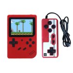 Console de jeux portable retro fc avec 400 jeux classiques, av out appareil - rouge
