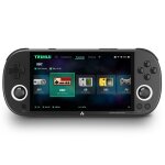 Console de jeu portable sans fil trimui smart pro 5 pouces haute d�finition psp ouvert source noir mod�le ...