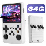 Console de jeu vido portable rtro r36hd, ecran ips de 3. 5 pouces, 64 go intgr, plus de 20000 jeux, ...