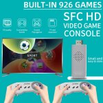 Console de jeu vid�o sans fil sf900 4k hd vers tv 2. 4g, contr�leur de jeu pour ps1 / fc / gba retro ...