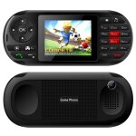 Console de machine de jeu tlphone portable 2, 8 pouces sans fil fm radio hd camra double sim noir