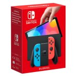 Console nintendo switch oled bleu n�on, noir, rouge fluo