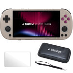 Console r�tro szsmart trimui smart pro s 4, 96  ips linux wifi bt 30 + simulateurs 64 go avec 9000 jeux ...