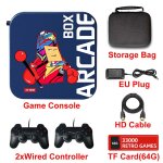 Contrôleur câblé eu - console de jeu rétro classique 4k hd, 33000 jeux intégrés, avec puce s905, lecteur ... Contrôleur câblé eu - console de jeu rétro classique 4k hd, 33000 jeux intégrés, avec puce s905, lecteur ...
