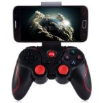 Contr�leur de jeu de gamepad sans fil bluetooth 3. 0 t3 pour smartphone android