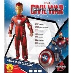 Costume iron man classic - s - anni 3 / 4 - cm 90 / 104 Costume iron man classic - s - anni 3 / 4 - cm 90 / 104