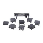 Couvercle de pieds a vis pour ps3 slim 2000 3000 console rubber feet rubber boot cover
