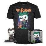 Dc comics pop et t shirt a manches courtes jim lee joker