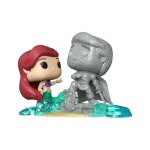 Disney pop! moment vinyl figurine ultimate princess - ariel & statue e