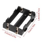 Diy battery container holder smd box pour 2x 26650 3. 7v batterie rechargeable 4pin Diy battery container holder smd box pour 2x 26650 3. 7v batterie rechargeable 4pin