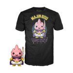 Dragon ball z - booble head pop n xx - buu avec glace + t - shirt (l)