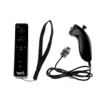 Duo pack nunchuk + tlcommande pour wii / wii u - noir
