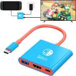 Ersan - adaptateur usb c vers hdmi pour switch 2, dock 3 en 1, avec câble hdmi 4k, charge de type c, ... Ersan - adaptateur usb c vers hdmi pour switch 2, dock 3 en 1, avec câble hdmi 4k, charge de type c, ...