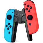 Ershi - chargeur compatible avec joy con pour nintendo switch et oled model, charging grip handle, comfort ...