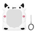Etui en silicone pour console de jeu uni virtual pet. anti - rayures, antichoc, etanche, blanc. dragonne ...