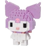 Figura bandai nanoblock para construir hello kitty modelo kuromi nbh179