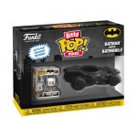Figurine bitty pop! ride - batman - batman avec la batmobile