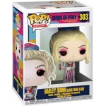 Figurine dc comics - birds of prey - harley quinn black mask club pop 10cm