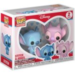Figurine disney - 2 - pack stitch & angel pocket pop 4cm