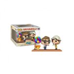 Figurine disney up - carl & ellie balloon cart exclu movie moment pop 10cm