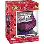 Figurine funko bitty pop! bouquet - l'etrange noel de mr jack - jack & sally
