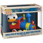 Figurine funko pop - 65 eme anniversaire disneyland [disney] n01 - donald duck sur l'attraction de train ...