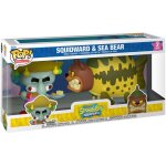 Figurine funko pop - bob l'eponge - carlo tentacule & l'ours des mers - pack (90365)