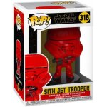 Figurine funko pop bobble head - star wars 9 : l'ascension de skywalker n318 - sith jet trooper (39880) ...
