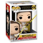 Figurine funko pop bobble head - star wars 9 : l'ascension de skywalker n432 - rey sabre laser jaune ...