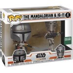 Figurine funko pop bobble head - star wars : le mandalorien - the mandalorian & ig - 11 - 2 pack (45034) ...