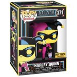 Figurine funko pop - dc comics n371 - harley quinn black light (51726)