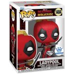 Figurine funko pop - deadpool & wolverine [marvel] n1404 - ladypool - diamant (85289)