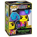 Figurine funko pop - disney villains n1081 - capitaine crochet blacklight (60395)