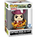 Figurine funko pop - disney villains n14 - capitaine crochet train (65092)