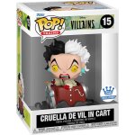 Figurine funko pop - disney villains n15 - cruella d'enfer train (65093)