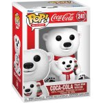 Figurine funko pop - icnes de pub n241 - ours polaire coca - cola (81063)