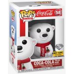 Figurine funko pop - ic�nes de pub n58 - ours polaire coca - cola - diamant (52256)