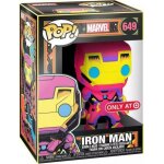 Figurine funko pop - iron man - marvel: black light (649) - pop movies - exclusive - fu48846