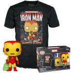 Figurine funko pop - marvel comics n1282 - iron man (nol) - t - shirt
