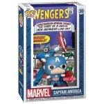 Figurine funko pop - marvel comics n30 - captain america - comic cover (74134)