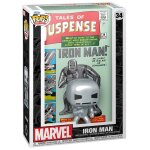 Figurine funko pop - marvel comics n34 - iron man - comic cover (72504)