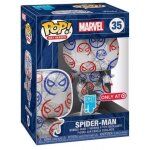 Figurine funko pop - marvel comics n35 - spider - man - art series (56155)