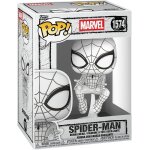 Figurine funko pop! - marvel - spider - man croquis esquisse