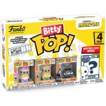 Pack 4 figurines bitty pop! les minions funko
